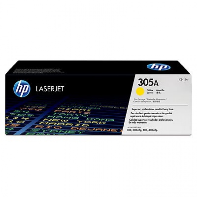 Toner 305A Żółty 2.6k CE412A