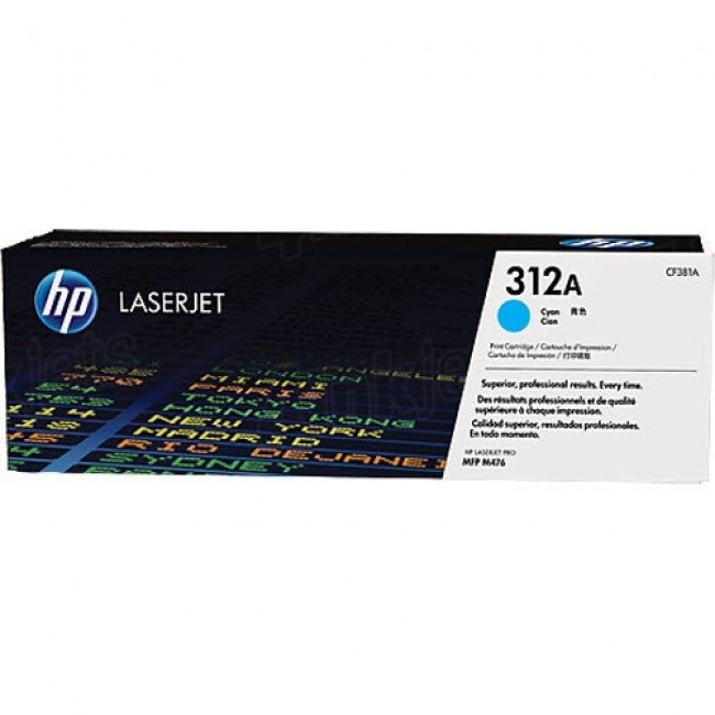 Toner 312A Cyan 2.7k CF381A