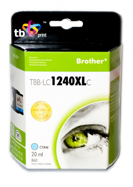 Tusz do Brother LC1240XL TBB-LC1240XLC CY