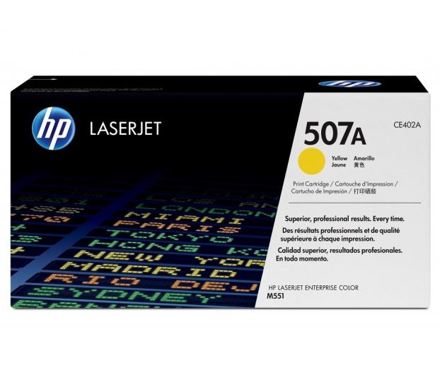 Toner 507A Żółty 6k CE402A