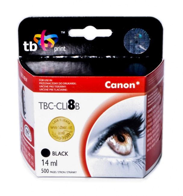 Tusz do Canon CLI8B TBC-CLI8B BK 100% nowy
