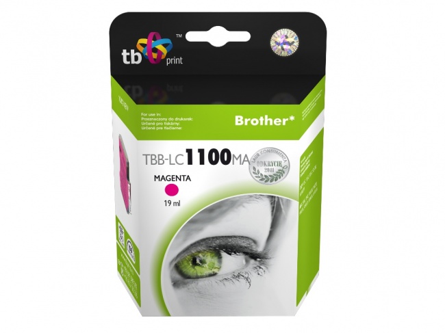 Tusz do Brother LC980/1100 TBB-LC1100MA MA 100% nowy