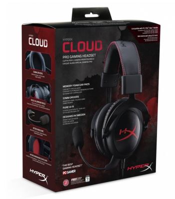 Słuchawki CLOUD dźwięk Hi-Fi BOX Black zdjęcie 2