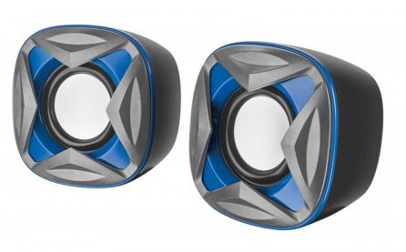 Xilo Compact 2.0 Speaker Set - niebieski