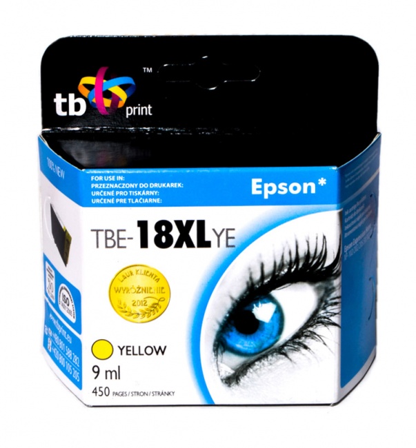 Tusz do Epson XP 302 TBE-18XLYE YE