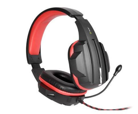 Słuchawki gaming EXPERT czerwone zdjęcie 3