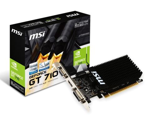 GeForce GT 710 2GB DDR3 64BIT DVI/D-SUB/HDMI