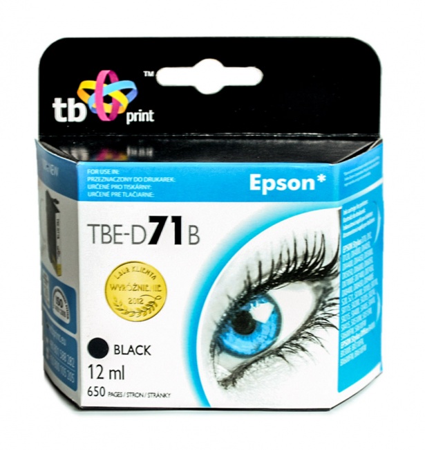 Tusz do Epson T071140 TBE-D71B BK 100% nowy