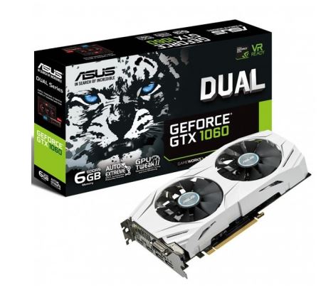 GeForce GTX 1060 DUAL 6GB DDR5 192BIT DV/HD/DP BOX