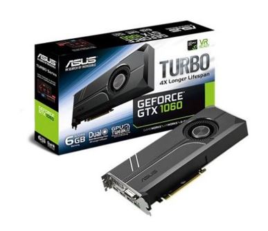 GeForce GTX 1060 TURBO 6GB DDR5 192BIT DV/2HDMI/2DP