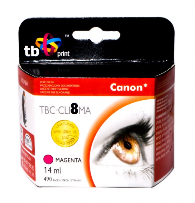 Tusz do Canon CLI8MA TBC-CLI8MA MA 100% nowy