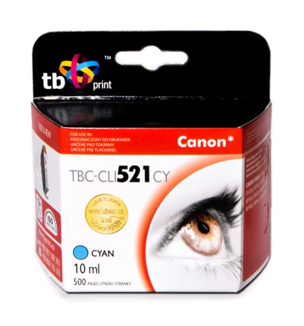 Tusz do Canon CLI-521 TBC-CLI521CY CY