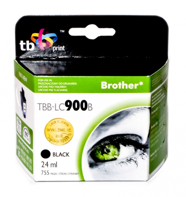 Tusz do Brother LC900 TBB-LC900B BK 100% nowy