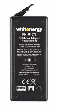 Zasilacz 20V | 3.25A 65W wtyk 7.9*5.5mm + pin IBM  	04572 zdjęcie 2
