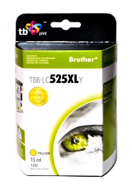 Tusz do Brother LC529/539  TBB-LC525XLY YE