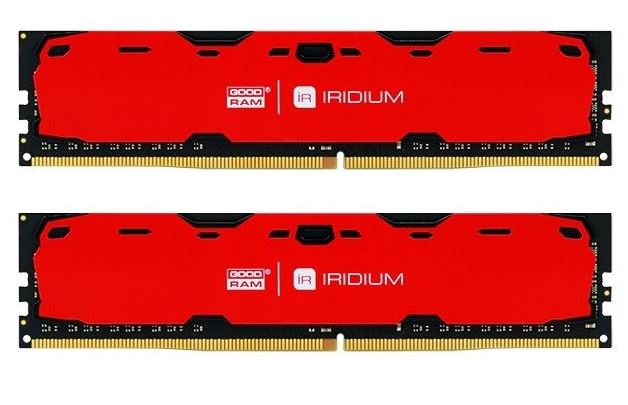 DDR4 IRIDIUM 16GB/2400 (2*8GB)1024*8 Czerwona