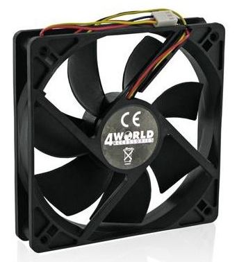 Wentylator CPU/GPU/obud. ATX 60x60x15mm 3-pin łożyska ślizgowe