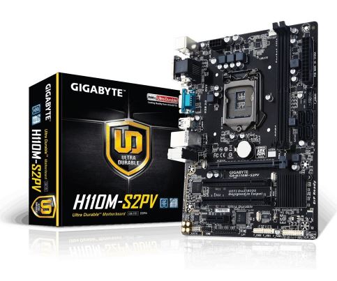 GA-H110M-S2PV s1151 H110 DDR4 USB3.0 uATX