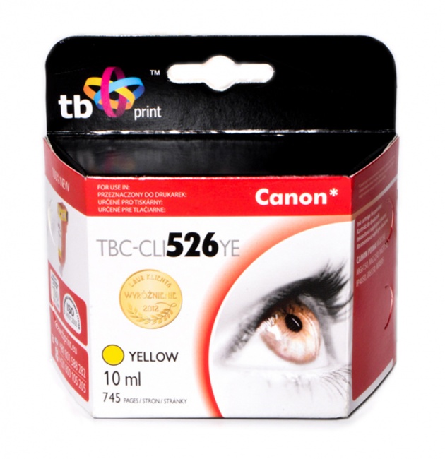 Tusz do Canon PIXMA iP 4850 TBC-CLI526YE YE