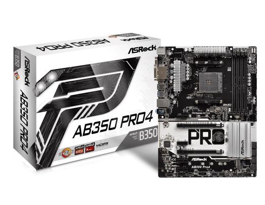 AB350 PRO4 B350 4DDR4 USB3.0/M.2 ATX