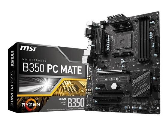 B350 PC MATE AM4 B350 4DDR4 8USB3/M.2 ATX