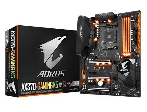 GA-AX370-Gaming K5 AM4 4DDR4 USB3/HDMI/M2 ATX