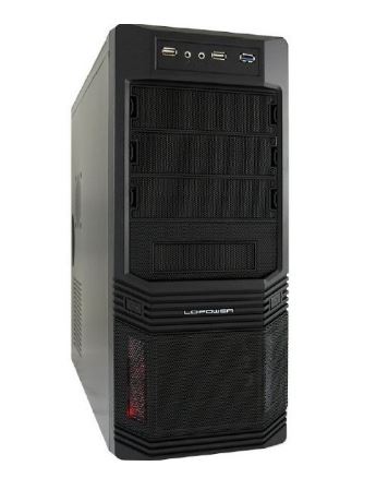 OBUDOWA CASE-PRO-925B/BZ MIDITOWER FRONT 1X USB 3.0 1X USB 2.0 HD-AUDIO CZARNA SIATKA BEZ ZASILACZA