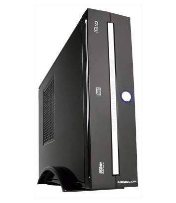 ITX FEEL 202 BLACK+SILVER OBUDOWA KOMPUTEROWA Z ZASILACZEM 96W