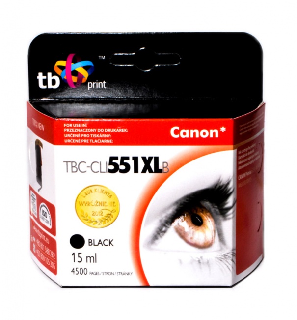 Tusz do Canon PIXMA MX 925 TBC-CLI551XLB BK