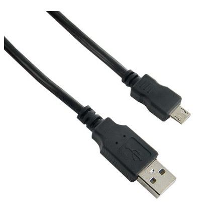 Kabel Mikro USB 0.8m|czarny