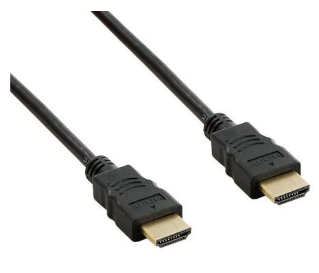 Kabel HDMI - HDMI | 19/19 M/M | 1,5m | pozłacane wtyki | czarny