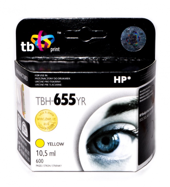 Tusz do HP DJ Advantage 3225 TBH-655YR YE ref.