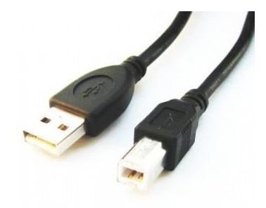 Kabel USB 2.0 typu AB AM-BM 3m czarny