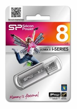 ULTIMA II-I SERIES 8GB USB 2.0/SREBRNY/ALUMINIUM zdjęcie 2