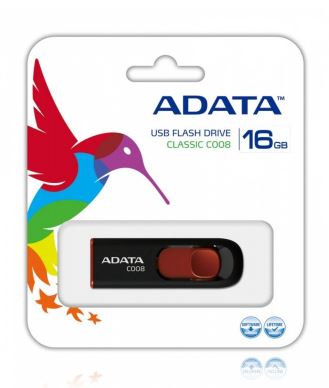 DashDrive Classic C008 16GB USB2.0 czarno-czerwony zdjęcie 2