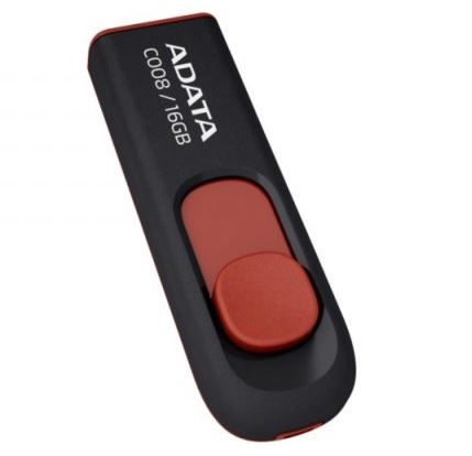 DashDrive Classic C008 16GB USB2.0 czarno-czerwony