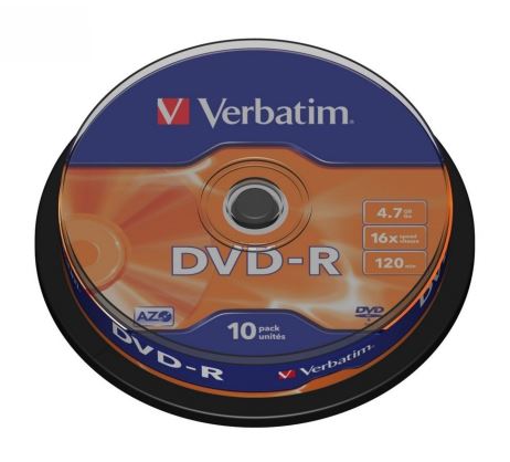 DVD-R 16x 4.7GB 10P CB           43523