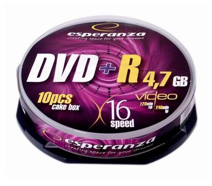 DVD+R 4,7GB x16 - Cake Box 10
