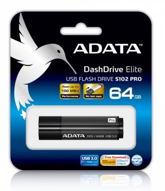 DashDrive Elite S102 Pro 64GB USB3.0 szary zdjęcie 2