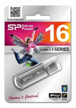 ULTIMA II-I SERIES 16GB USB 2.0/SREBRNY/ALUMINIUM zdjęcie 2