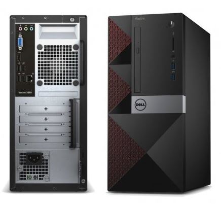 Vostro 3668MT Win10Pro i3-7100/1TB/4GB/DVDRW/Intel HD/MS116/KB216/3Y NBD