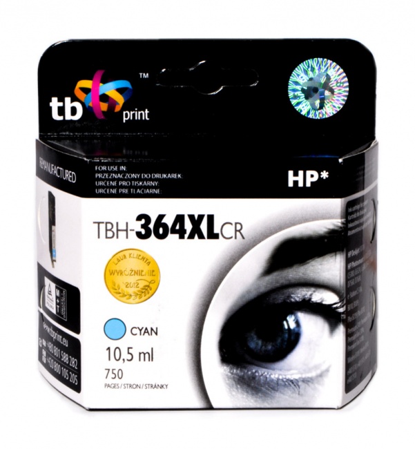 Tusz do HP PS B8550 TBH-364XLCR CY ref.