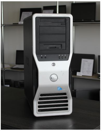 Komputer używany Dell T7400 Xeon X5460/8GB/4 X 250GB/DVD/AMD RADEON 7470/WIN7 zdjęcie 2