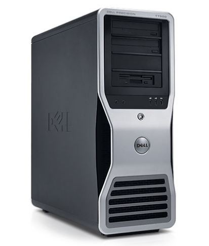 Komputer używany Dell T7400 Xeon X5460/8GB/4 X 250GB/DVD/AMD RADEON 7470/WIN7