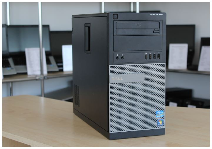 Komputer używany DELL 790 i3 2100/4GB/160GB/DVD/WIN7/Tower zdjęcie 2