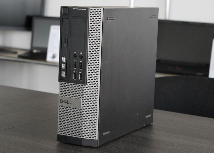 Komputer używany DELL 990 i3 2100/4GB/120GB SSD/DVDRW/WIN7/SFF zdjęcie 2