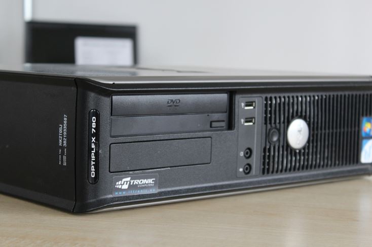 Komputer używany DELL 780 C2D E8400/4GB/nowy 120GB SSD/DVD/WIN7/DESKTOP zdjęcie 2