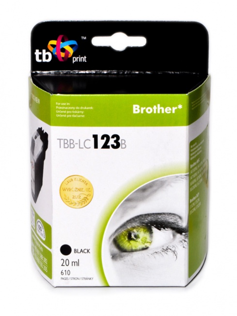 Tusz do Brother LC123 TBB-LC123B BK