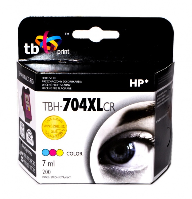 Tusz do HP DJ IA 2060 (HP nr 704 CN693AE) XL TBH-704XLCR ref.