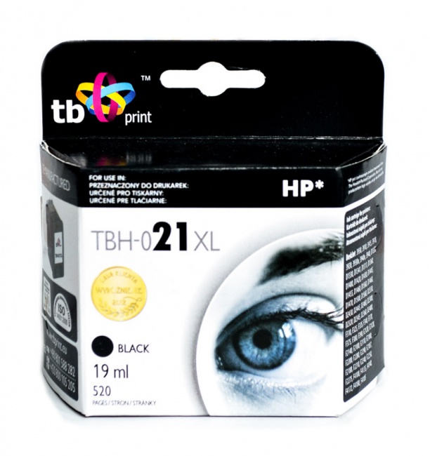 Tusz do HP Nr 21 - C9351AE TBH-021XL BK ref.